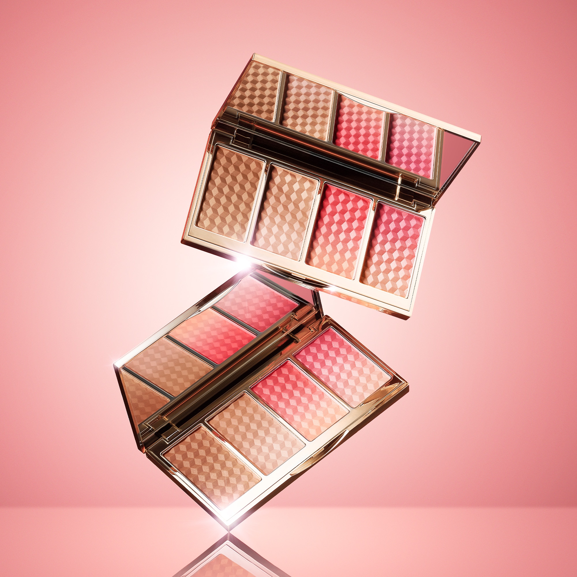 GET CHEEKY FACE POWDER PALETTE BY ICONIC LONDON (PALETA DE RUBORES Y BRONCEADORES PARA MEJILLAS)